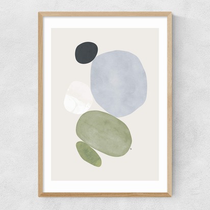 Balance IX A3 (29.7 x 42cm) Frame Natural Oak Narrow (15mm) 