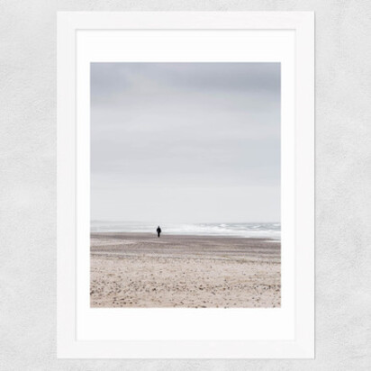 At The Coast III 50x70cm Frame Black Narrow (15mm) 