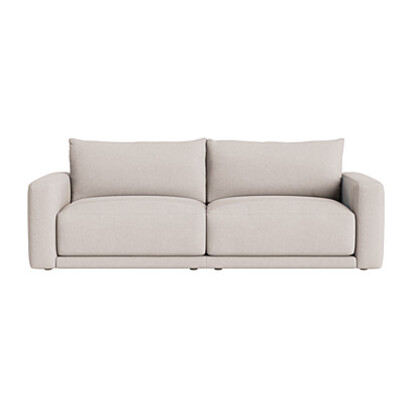 Loaf Extra Large Little Softie Sofa in Neutral Linen - Summer Linen