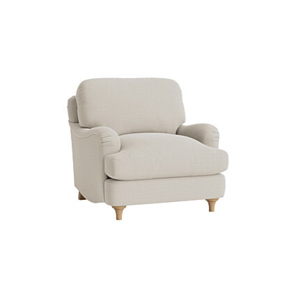 Loaf Jonesy Armchair in Neutral Woolly - Sketchpad
