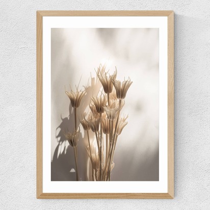 Last Summer XXVII A3 (29.7 x 42cm) Frame Natural Oak Medium (22mm) 