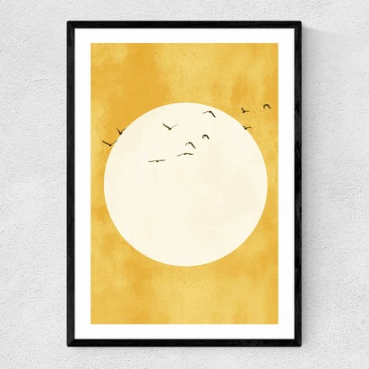 Eternal Sunshine 50x70cm Frame Black Narrow (15mm) 