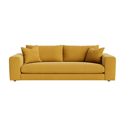 Loaf | Big Easy | Large Sofa | Yellow Linen | Honey Pot