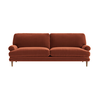Loaf | Dawdler | Large Sofa | Orange | 4-5 Seater Sofa | Deep Seat | Handmade | Comfy & Built to Last | Broken Pot