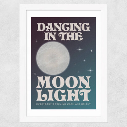 Moonlight 50x70cm Frame Black Narrow (15mm) 