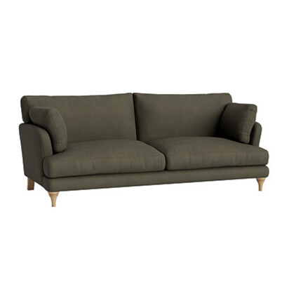Loaf Large Smithy Sofa in Green Cotton - Woody Walk