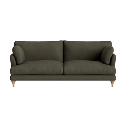 Loaf Large Smithy Sofa in Green Cotton - Woody Walk