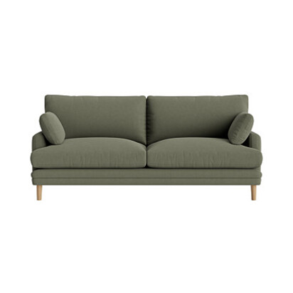 Loaf | Squisharoo | Large Sofa | Green Slubby | Waxed Jacket
