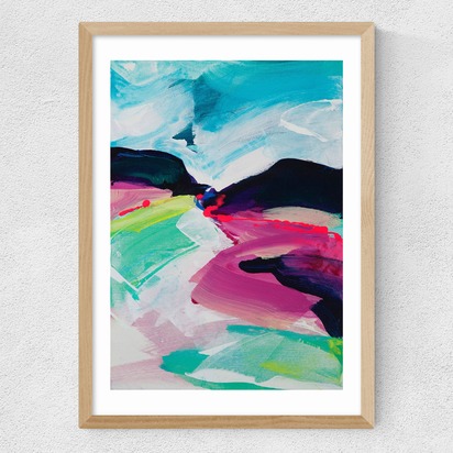 Into the Light 50x70cm Frame Natural Oak Medium (22mm) 