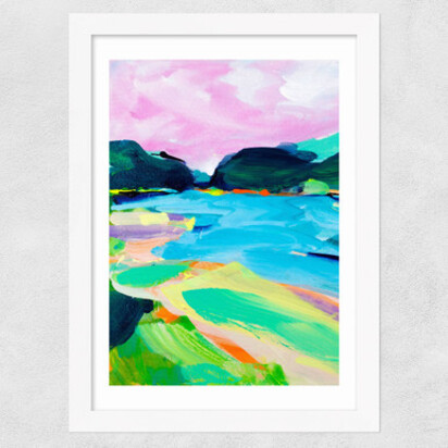 Spring in the Fells 50x70cm Frame Natural Oak Medium (22mm) 