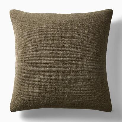 Cosy Woven Cushion Cover, 51 cm, Caper