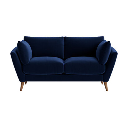 Loaf | Groover | Medium Sofa | Blue Velvet | Leaky Pen