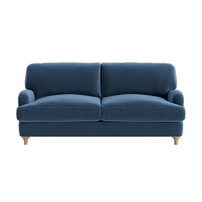 Loaf | Jonesy | Medium Sofa | Blue Velvet | Shipping Forecast