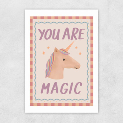 You Are Magic A2 (42 x 59.4cm) Frame Natural Oak Medium (22mm) 