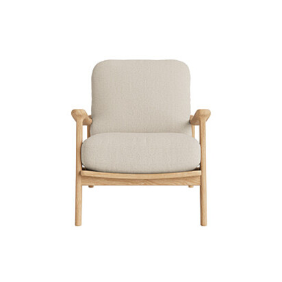 Loaf | Squishbag | Accent Chair | Neutral Boucle | Whipped Cream