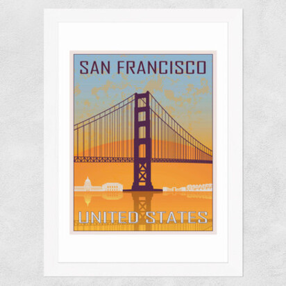 San Fran A3 (29.7 x 42cm) Frame Black Narrow (15mm) 