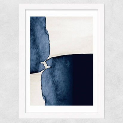 Watercolour VII A3 (29.7 x 42cm) Frame Black Narrow (15mm) 