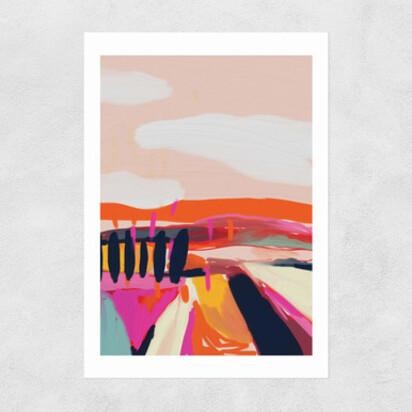 Landscape by Ana Rut Bre A3 (29.7 x 42cm) Frame Natural Oak Narrow (15mm) 
