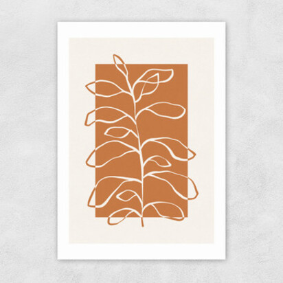 Framed Botany II A2 (42 x 59.4cm) Frame Black Medium (22mm) 