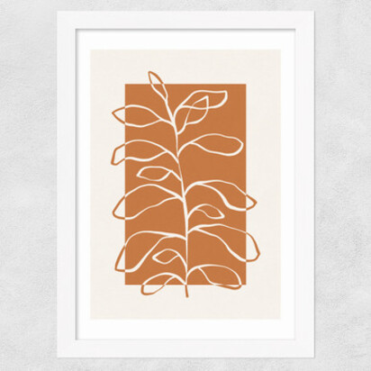 Framed Botany II A2 (42 x 59.4cm) Frame Black Medium (22mm) 