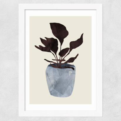 Country Plant A3 (29.7 x 42cm) Frame Natural Oak Narrow (15mm) 