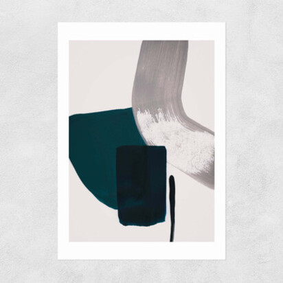 Minimalist Painting II A3 (29.7 x 42cm) Frame Black Medium (22mm) 