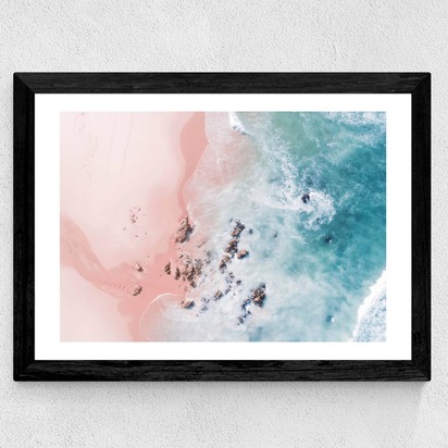 Sea Bliss A3 (29.7 x 42cm) Frame Black Wide (35mm) 