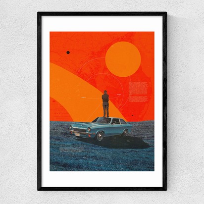 Failure as an Option A3 (29.7 x 42cm) Frame Black Narrow (15mm) 