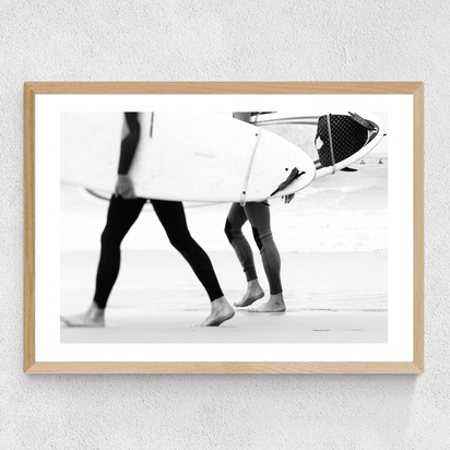 Catch a Wave A2 (42 x 59.4cm) Frame Natural Oak Medium (22mm) 