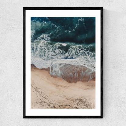 Sands of Gold 50x70cm Frame Black Narrow (15mm) 