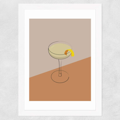Margarita by Flower Love Child A2 (42 x 59.4cm) Frame Black Medium (22mm) 