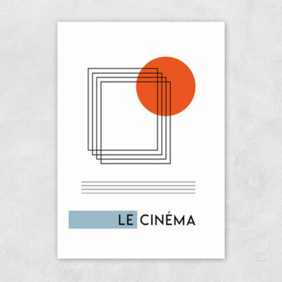 Le CineÌMa 50x70cm Frame Black Wide (35mm) 