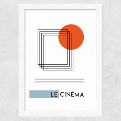 Le CineÌMa 50x70cm Frame Black Wide (35mm) 
