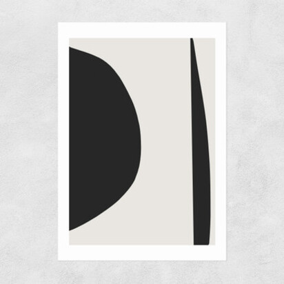 Minimal Black 1 A2 (42 x 59.4cm) Frame Black Narrow (15mm) 