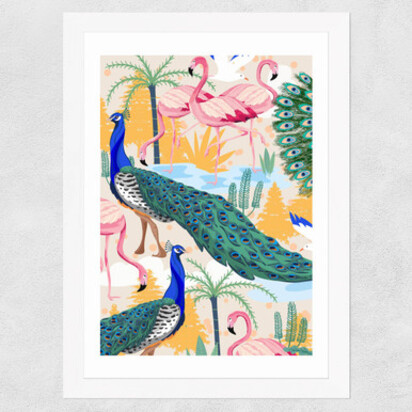 Utopia 50x70cm Frame White Medium (22mm) 