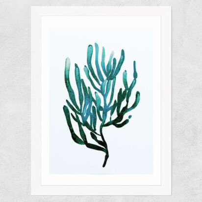 Seaweed by Dan Hobday A3 (29.7 x 42cm) Frame Natural Oak Medium (22mm) 