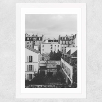 Paris by Florent Bodart A3 (29.7 x 42cm) Frame Black Narrow (15mm) 
