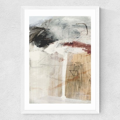 Go Set I A1 (59.4 x 84.1cm) Frame White Medium (22mm) 