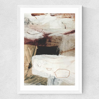 Go Set II A1 (59.4 x 84.1cm) Frame White Medium (22mm) 