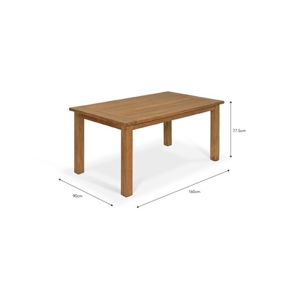 Garden Trading St Mawes Dining Table Natural Fute40