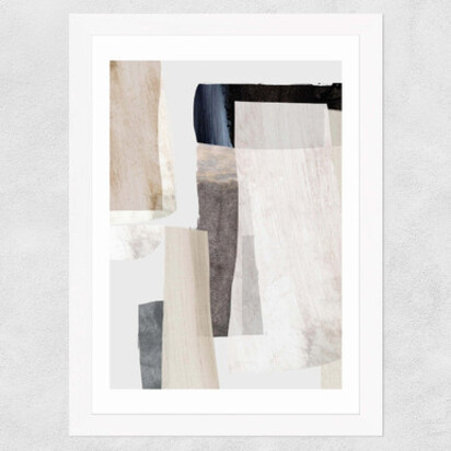 Clay A1 (59.4 x 84.1cm) Frame Black Narrow (15mm) 