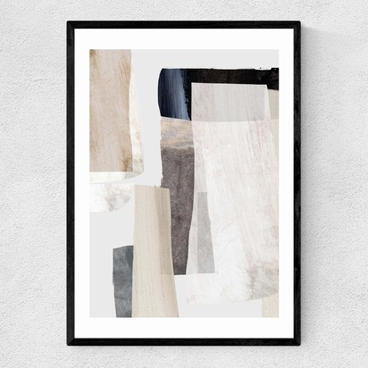 Clay A1 (59.4 x 84.1cm) Frame Black Narrow (15mm) 