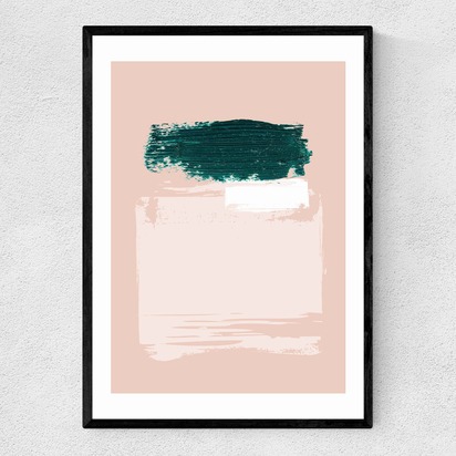 Smitten A2 (42 x 59.4cm) Frame Black Narrow (15mm) 