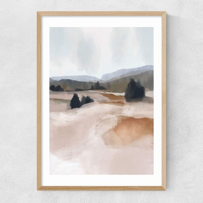 The Ranch 50x70cm Frame Natural Oak Narrow (15mm) 