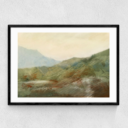 Moor Path A1 (59.4 x 84.1cm) Frame Black Narrow (15mm) 