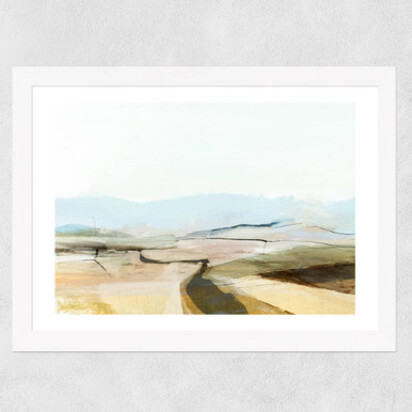 Country View A1 (59.4 x 84.1cm) Frame Black Narrow (15mm) 