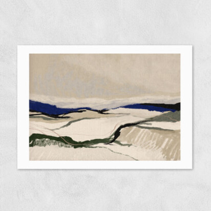Beach Track A1 (59.4 x 84.1cm) Frame Black Narrow (15mm) 