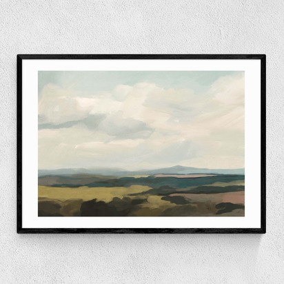 West Country 50x70cm Frame Black Narrow (15mm) 