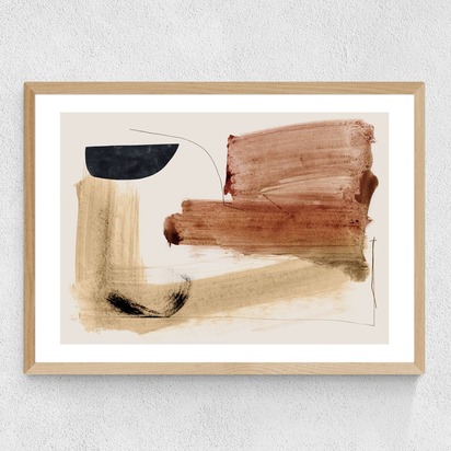 Mind A3 (29.7 x 42cm) Frame Natural Oak Medium (22mm) 