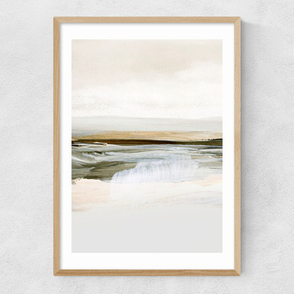 Orkney I A2 (42 x 59.4cm) Frame Natural Oak Narrow (15mm) 